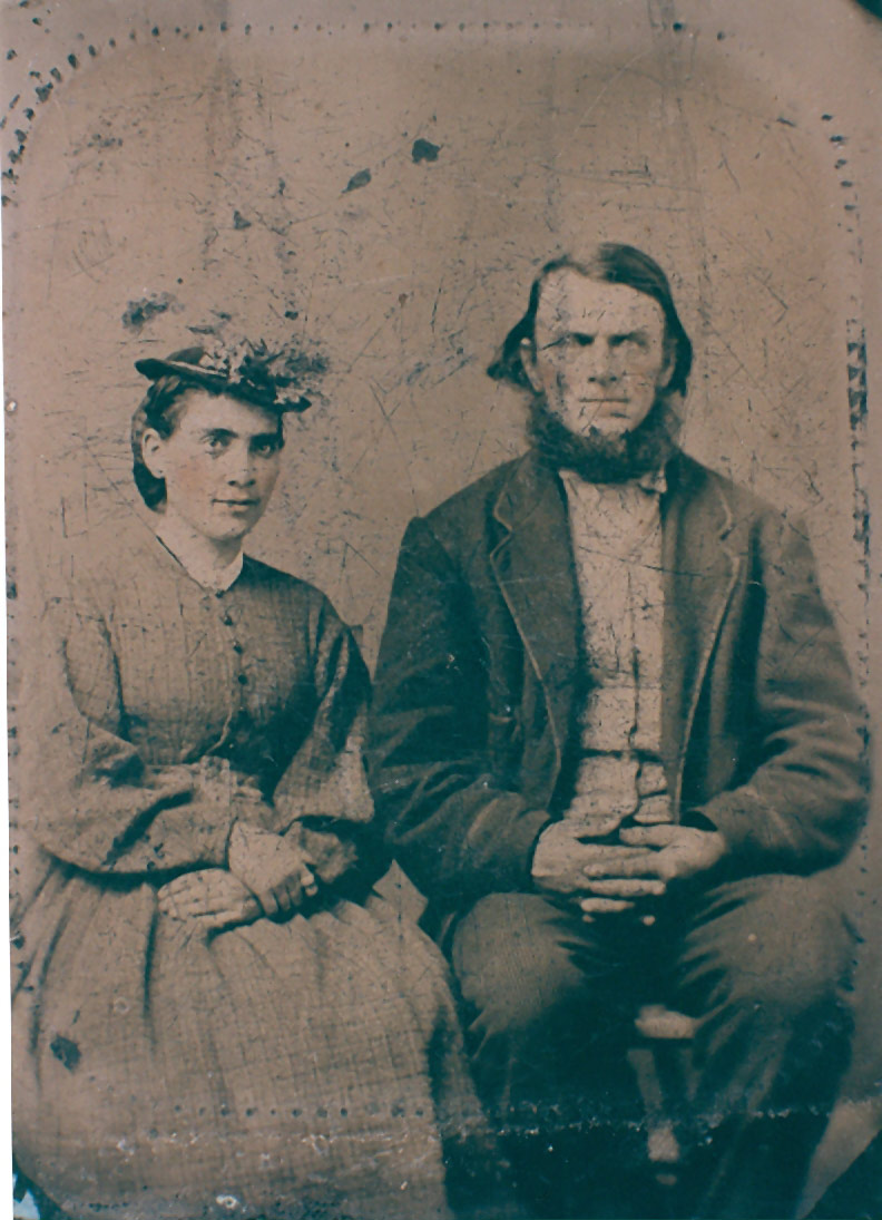 Sarah Elizabeth Mower and her Uncle James T. Strong.
